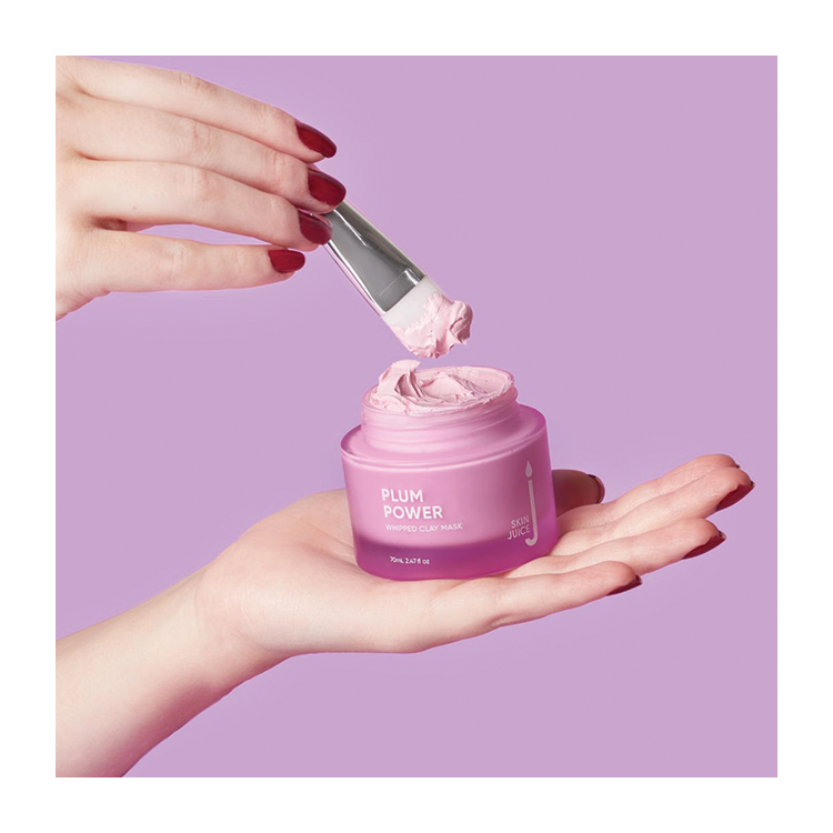 PLUM POWER -  Whipped Clay Mask + Brush