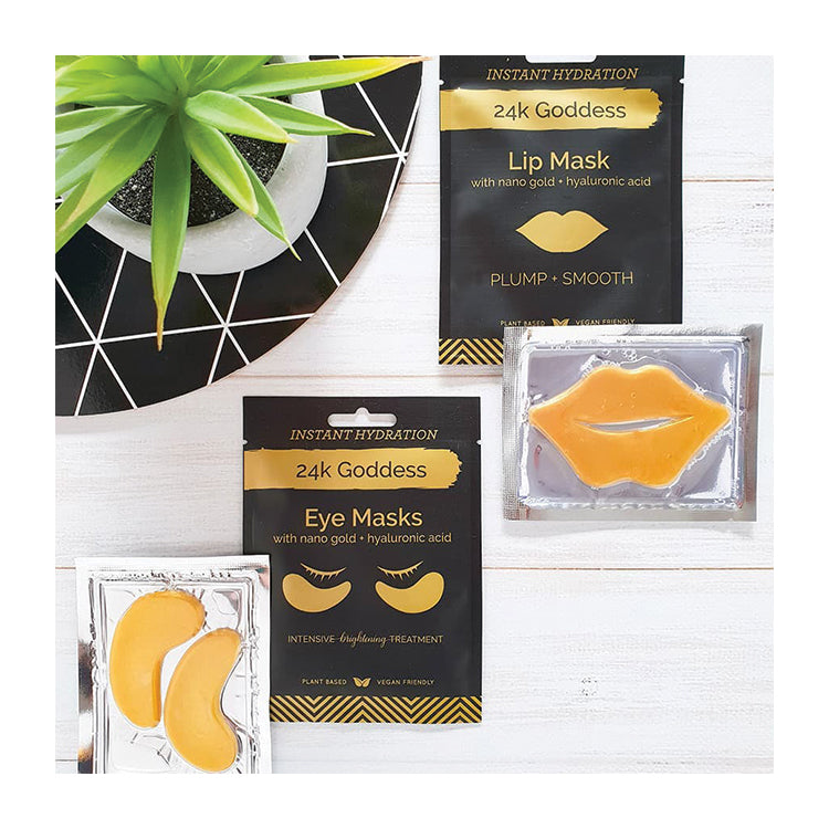 Active Gold Lip Mask - 24k Goddess Four Pack